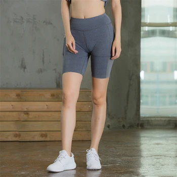 NORMOV Solid Casual pantaloni Scurți de Înaltă Talie Femei Vara Buzunar Sudoare pantaloni Scurți de Fitness Feminin de Îmbrăcăminte Slab Sudoare pantaloni Scurți 6 Culoare