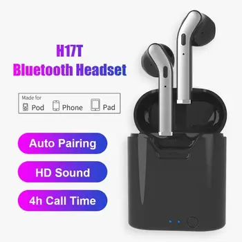 Cască Bluetooth TWS Pavilioane Wireless Bluetooth Headset 5.0 audio Hi-fi cu Adevărat Wireless Stereo Căști cu Încărcare Caz