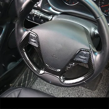 Lsrtw2017 pentru Kia K3 Cerato Geamul Mașinii Unelte Ușa Volan Ornamente Interior Accesorii 2012-2018 Fibra de Carbon