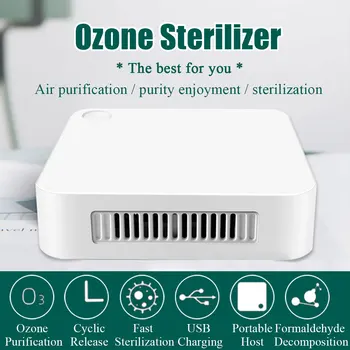 Generator de ozon Deodorant Portabil Purificator de Aer USB Reîncărcabilă de Ozon Sterilizator Aparat de Aer Dezinfectarea Mașină O3 Filtru