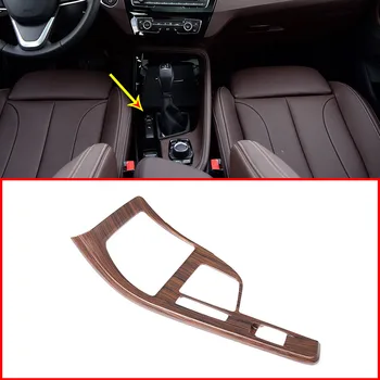 Lemn de pin de Cereale Pentru BMW X1 F48 2016-2018 ABS Consola centrală Decor Cadru Capac Ornamental Pentru BMW X2 F47 2018 volan pe stânga
