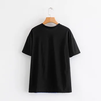 În obrix Nou la Modă Duck Print Femeie T-shirt din Bumbac cu Maneci Scurte Vrac Îmbrăcăminte exterioară Pentru Femei