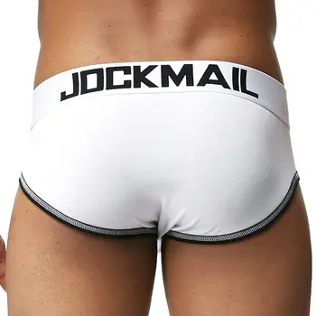 JOCKMAIL Sexy Bărbați Lenjerie intima penis husă de extindere Om Boxeri Modal de sex Masculin Chilotei Alunecare Cueca Gay Chiloți Boxeri bărbați pantaloni Scurți
