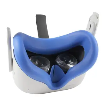 Silicon Fața Caz Acoperire Pentru Oculus Quest 2 set de Căști VR Înlocuire Confortabil Masca de Ochi Pad Pernă de Realitate Virtuală Accesorii