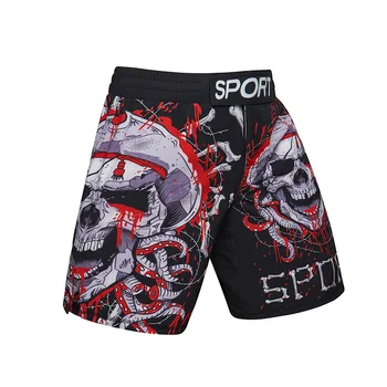 Fabrica de Preț Personalizate OEM Design de Formare Purta Bărbați de Înaltă Calitate MMA Sport pantaloni Scurți Pantaloni