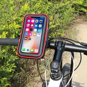 Universal Motociclete Biciclete Mobil Telefon Mobil Sac Stand Suport GPS Bicicleta Caz Impermeabil Sac Cu Titularul de Telefon Sac Impermeabil