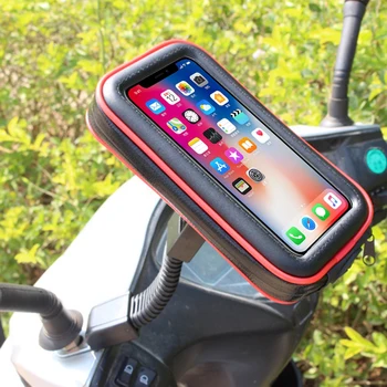 Universal Motociclete Biciclete Mobil Telefon Mobil Sac Stand Suport GPS Bicicleta Caz Impermeabil Sac Cu Titularul de Telefon Sac Impermeabil