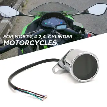 Universal Motocicleta Digital Motocicleta Vitezometru LCD Retro Kilometrajul Cafe Racer Tahometru indicator Scuter ATV Metru