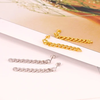 Argint 925 Lant Cercei Stud pentru Femei stil coreean hollow square dulce Geometrice Cercei Moda Bijuterii 2020