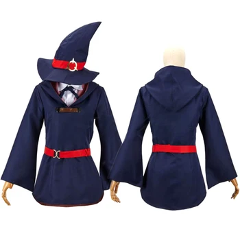 Anime Mica Vrăjitoare Mediul Academic Akko Kagari Cămașă Rochie Uniformă Tinuta De Halloween Sfinților Costume Cosplay
