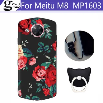 Pentru MeiTu M8 M 8 MP1603 telefon Caz acoperire coajă de Desene animate Drăguț Silicon Moale Caz pentru MeiTuM8 Meitu MP 1603 Caz Coque Capacul din Spate