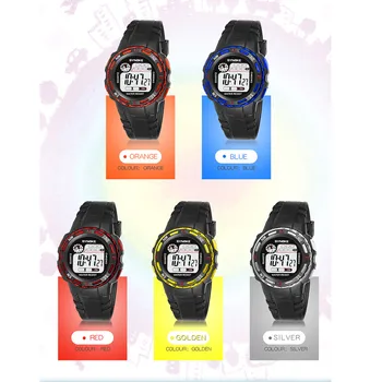 SYNOKE Copii Ceasuri Drăguț Copii Ceasuri Impermeabil Ceas Sport pentru Fete baietii de Cauciuc pentru Copii Digital cu LED-uri Ceasuri de mana A4