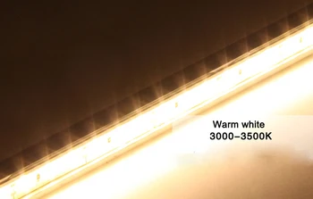 LED-uri de Lumină Bar rezistent la apa IP68 DC 12V 50cm SMD 5050 Rigide, Benzi cu LED-uri de Lumină Pentru Piscina Bucătărie În Cabinet