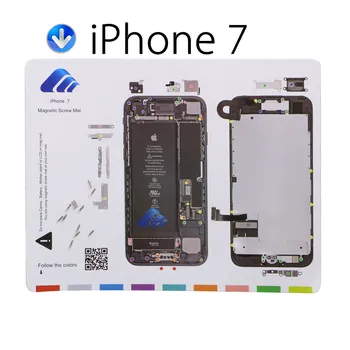 11PCS Magnetic Șurub Mat pentru iPhone 4,4 s,5,5 c,5s,6,6 Plus,6s,6s Plus,7,7, Plus Ghid Profesionist Pad Telefon Mobil, Instrumente de Reparare