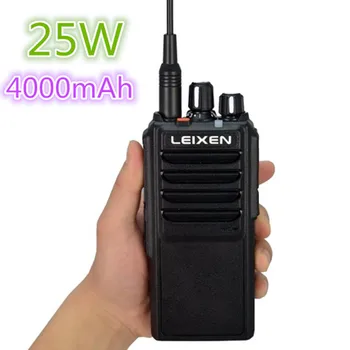 Rază lungă de Mare Putere 25W LEIXEN VV-25 walkie-ul 10-30km Două Fel de Radio Portabile de Emisie-recepție Sunca Interfon