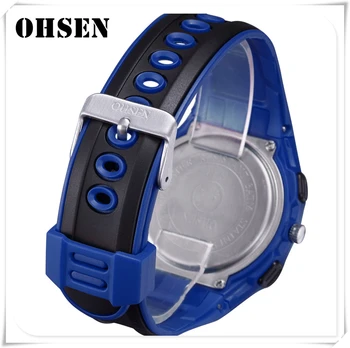 OHSEN Bărbați ceas Sport în aer liber Ceasuri Cronometru Moda Ceas Quartz Multifunctional Digital Impermeabil Ceasuri Relogio Masculino