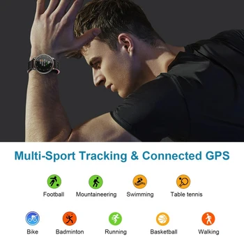 Ckyrin Zbura Ceas Inteligent GPS Ceas Sport Zi de Ritm Cardiac Activitatea de Urmărire Somn Monitor Ultra-Lung Battrey Android iOS Relojes