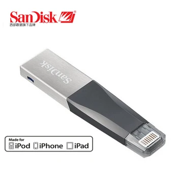 Sandisk iXPAND USB 3.0 Pentru iPhone, iPad Fulger la Metal Pen Drive 128GB U Disc iPod Memory Stick OTG Flash Drive
