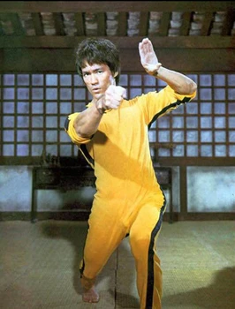 Jeet Kune Do Joc de Deces Costum Salopeta cu Bruce Lee Clasic Galben Kung Fu Uniforme Cosplay JKD