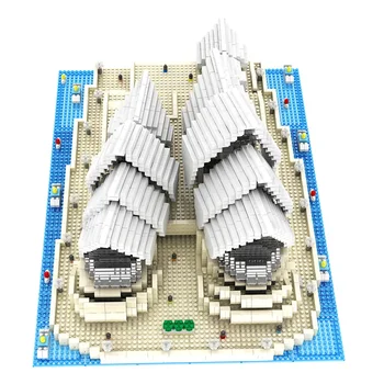 4131PCS Mini Blocuri de Diamant Celebru Arhitectura Orasului Sydney Opera House Model Blocuri Caramizi Jucării Educative Pentru Cadouri