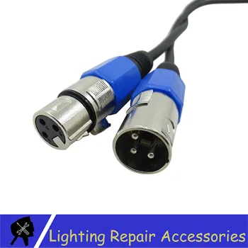 Duty-Free 10buc/o mulțime DMX 3 PINI Cablu de 1M/2M/3M/5M/10M Led Par Light Cablu de Conexiune DMX de Semnal de Linie Folosit Pentru Lumina de Scena