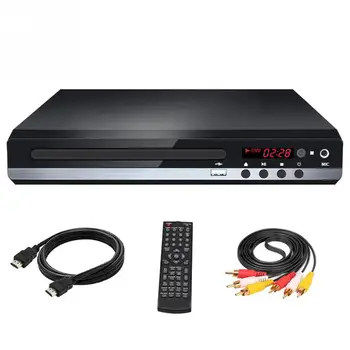 Multi Format Karaoke NE Mufa USB VCD Control de la Distanță Intrare de MICROFON CD-DVD Player Pentru TV Cu Cablu Ușor de instalat Acasă Portabil