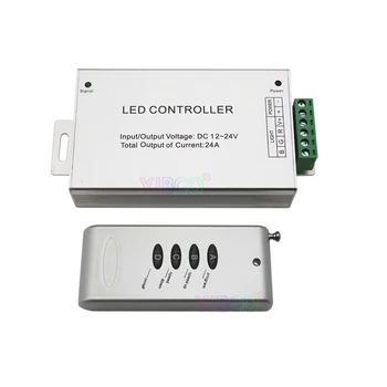 En-gros DC12~24V Led-uri controler 12A 24A 30A 4 cheie RGB controller Wireless RF Control Comutator Transport Gratuit