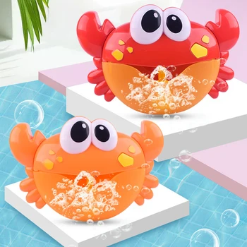 Bubble Crab Broasca Baie pentru Copii Jucării Muzicale Copii Baie Săpun Automat Bubble Maker Baie pentru Copii Jucării pentru Copii de Duș Joc Cadou