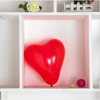 Baloane in forma de inima (50pcs / lot )2.0 g de 12 țoli grosime speciale de Culoare roșie Valentine ' s Zi, nunta petrecere baloane decor