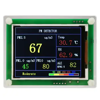 2.8 Inch Praf de uz Casnic Senzor Display LCD PM2.5 Digital De Înaltă Sensibilitate Modulul Multifuncțional Exacte Detector De Calitate A Aerului