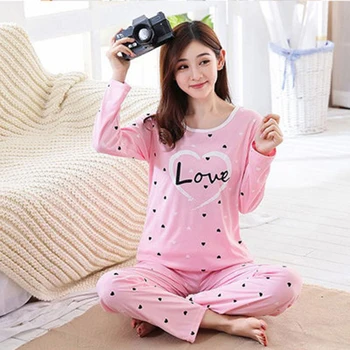 Pijama Femei, Haine de Vara Femei Seturi de Pijamale cu mâneci Lungi Sleepwear Costume de Fată de Moda Casual Îmbrăcăminte Costum de Noapte, Pijamale