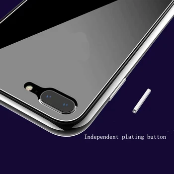 De lux Magnetic Flip Telefon Caz pentru iPhone X XS MAX 7 8 Plus 11 Pro MAX PC de Frontieră Geam Transparent Capacul din Spate