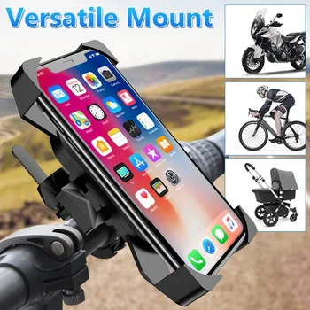 Bicicleta cu Suport pentru Telefon de Montare, Blocare Sigură și Plină de Protecție a suportului de Bicicletă pentru Mountain Bike Motocicleta pentru 4-6.8 inch Smartphone