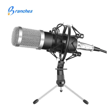 BM800 Microfon Profesional cu Condensator BM 800 Microfon pentru Înregistrare Video Studio de Radio Microfon pentru Calculator Shock Mount