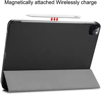 De caz pentru iPad Pro 11 2020 Caz din Piele PU PC-ul Ultra-Slim, Greutate de Lumină Trifold sta Smart Cover pentru iPad Pro 11 2020 Caz