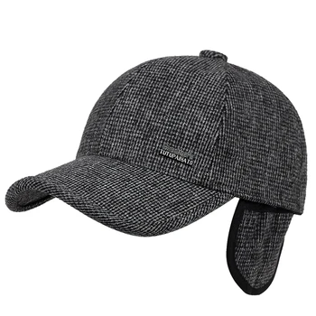De înaltă calitate moda toamna și iarna îngroșa capac exterior din bumbac vânt cald pălărie căști capace de pălării vechi