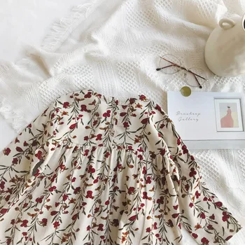 Sodawn Primavara Toamna Fete pentru Copii Haine Imprimate dress +Păr Bband Fete Dress Dulce Moda pentru Copii Haine Rochie de Printesa