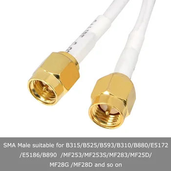 Noi 4G antena 28dBi SMA Male/CRC9/TS9 Aeria pentru 4G LTE FDD/TDD ROUTER MODEM E3272 E5372 E5573 E3372 B315 B525 B593 B31