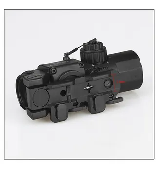De Vânzare la cald Tactice 1x - 4x Pușcă domeniul de Aplicare Detașabil Rapid 1X-4X Reglabil Dublu Rol Vedere Pentru Vânătoare
