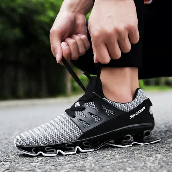 2019 Vara Barbati Casual Pantofi Ochiurilor De Plasă Respirabil De Moda Lumină Moale De Mers Pe Jos Adidasi Mens Formatori Pantofi De Bărbat Bărbat