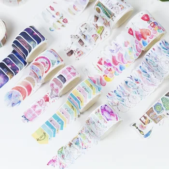 Alideco 10 buc Desene animate Colaj de Dragoste Benzi Washi DIY Hârtie Japoneză Decorative Adeziv Bandă/Bandă de Mascare Scrapbooking Autocolante
