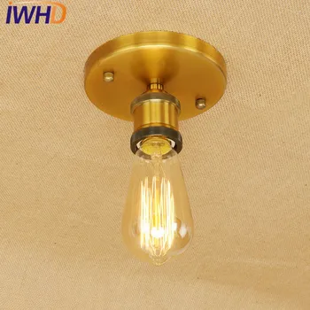 IWHD Stil Loft Edison Industriale Lămpi de Tavan Metal Antic de Epocă, Tavan, Corpuri de iluminat Iluminat Interior Lustru De Sala