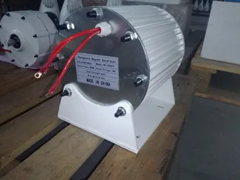 Max 2500w 2.5 kw putere de ieșire scăzută rpm generator cu magnet permanent, cu baza