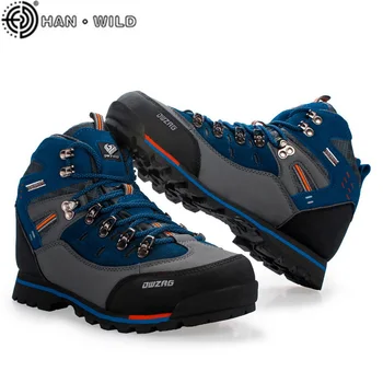 Brand Barbati Pantofi Drumeții în aer liber, Alpinism Cizme pentru Bărbați Drumeții Botas Moda Sport Pantofi Trekking Non-alunecare rezistent la apa