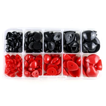 150pcs/cutie Negru Maro Nasul Triunghi de Plastic de Siguranță Teddy Bear Ochi Nas Face Animale Jucării Amigurumis Papusi Accesorii