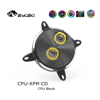 Bykski CPU-XPR-CD CPU Bloc de Răcire cu Apă Pentru Intel Lga115x/2011/2066 RGB/RBW Iluminat CD Model de Sistem Microwaterway I7