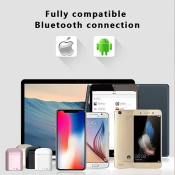 UNITOP TWS i7s Bluetooth Căști fără Fir, Căști sport Căști setul cu Cască Cu Microfon Cască Pentru Iphone Xiaomi Samsung Huawei