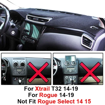 Xukey Tabloul De Bord Capacul De Bord Mat Dashmat Pentru Nissan Xtrail X-Trail T32 Rogue - 2019 Bord Pad Acoperire Parasolar Covor