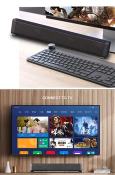 Fără fir bluetooth Boxe Soundbar Portabila pentru Laptop/Computer/PC Subwoofer Bara de Sunet Stick Music Player Boxe Pentru Tableta