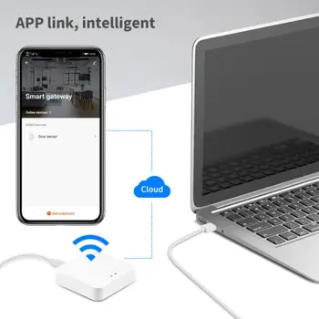 Tuya Zigbee Acasă Inteligente Gadget Smart Mini Wireless Gateway Bridge Hub De Control De La Distanță Dispozitive Zigbee Cu Amazon Alexa De Start Google